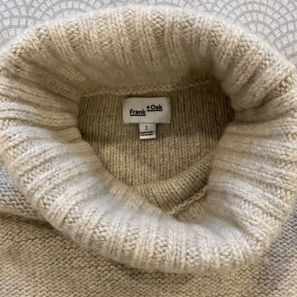 Frank & Oak Oversized Turtleneck sweater - Size S - Picture 3 of 3